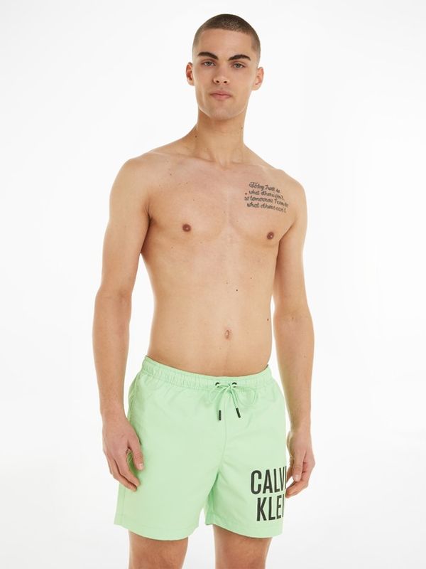 Calvin Klein Underwear Calvin Klein Underwear	 Intense Power Medium Drawstring Strój kąpielowy Zielony