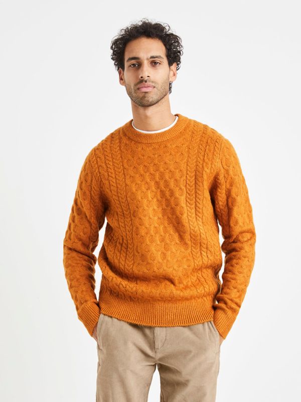 Celio Celio Veceltic Sweter Pomarańczowy