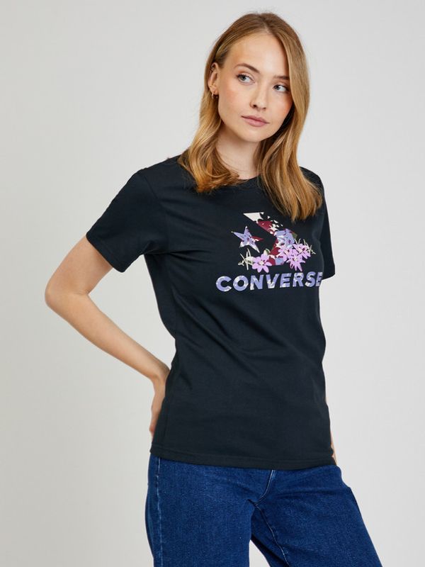 Converse Converse Koszulka Czarny