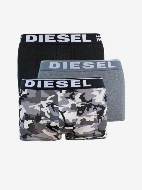 Diesel Diesel 3-pack Bokserki Szary