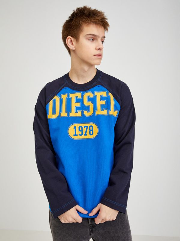 Diesel Diesel Bluza Niebieski