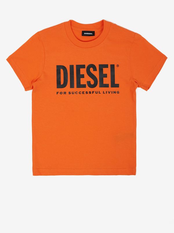 Diesel Diesel Koszulka dziecięce Pomarańczowy