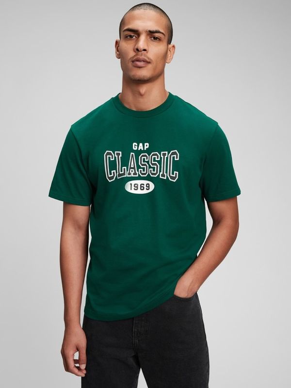 GAP GAP Classic Koszulka Zielony