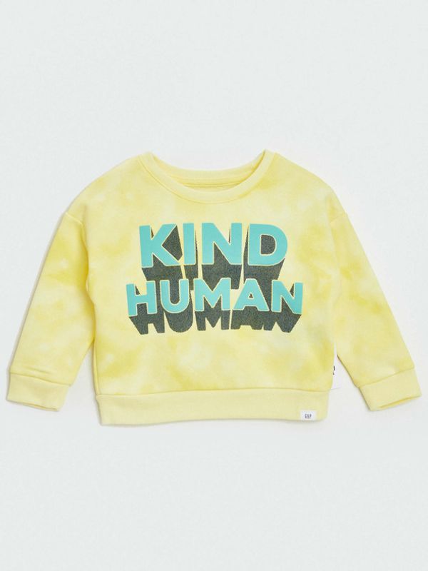 GAP GAP Kind Human Bluza dziecięca Żółty