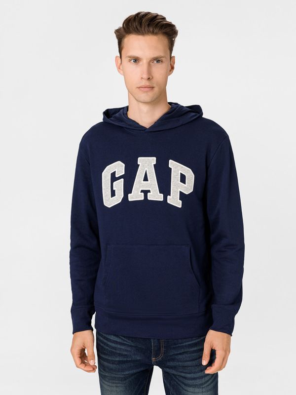 GAP GAP Logo Bluza Niebieski