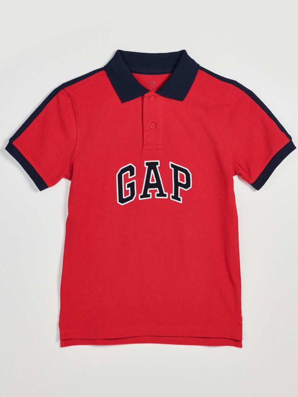 GAP GAP Polo Koszulka dziecięca Czerwony