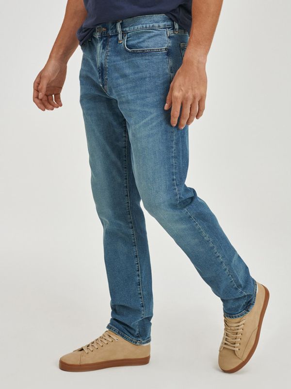 GAP GAP V-Straight Taper Fairfax Medium Jeans Niebieski