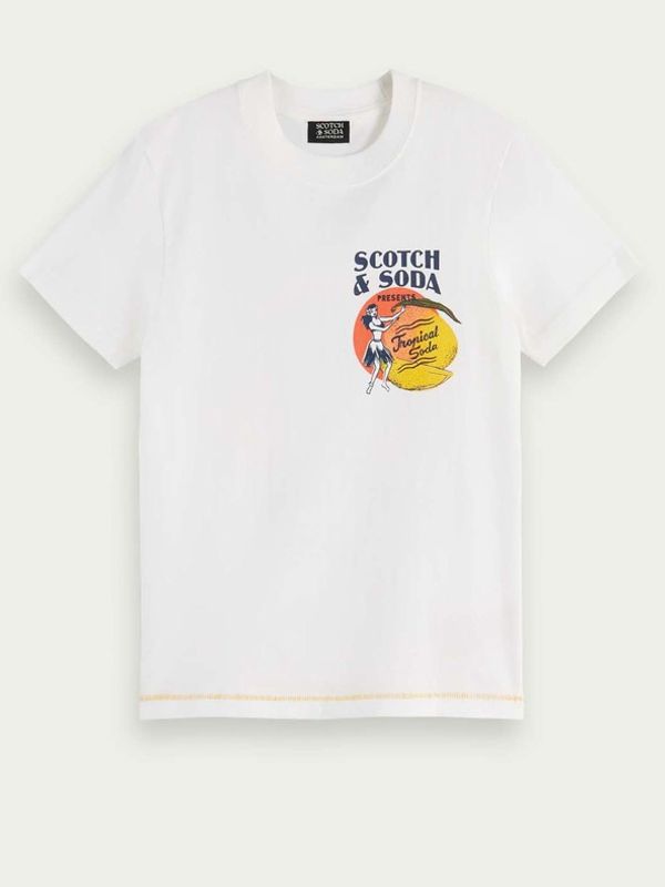 Scotch & Soda Scotch & Soda Koszulka dziecięce Biały