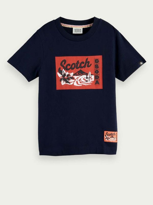 Scotch & Soda Scotch & Soda Koszulka dziecięce Niebieski