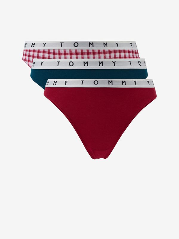Tommy Hilfiger Underwear Tommy Hilfiger Underwear 3-pack Spodenki Czerwony