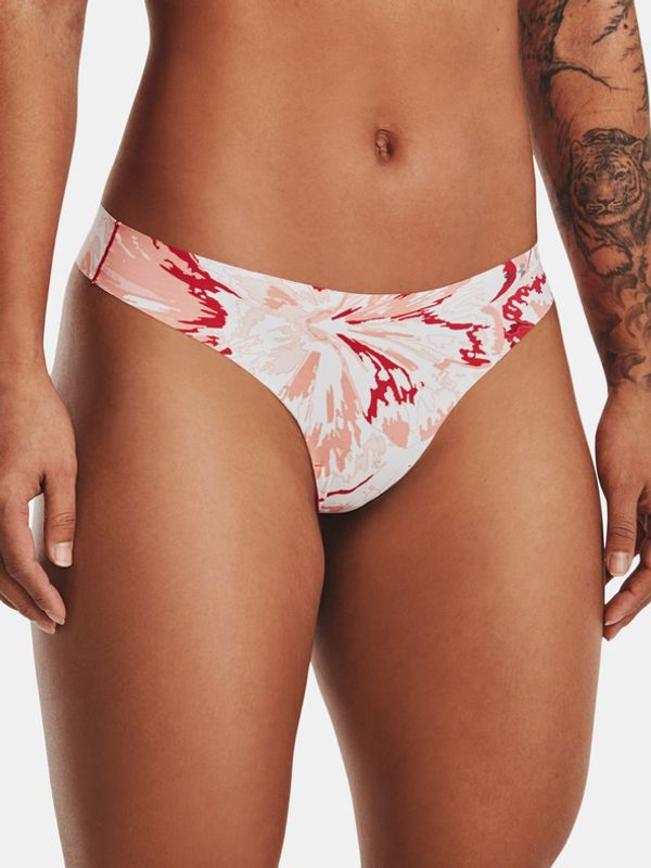 Under Armour Under Armour PS Thong Print 3-pack Spodenki Różowy
