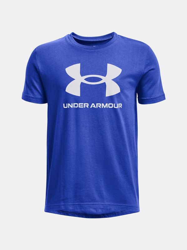 Under Armour Under Armour UA Sportstyle Logo Koszulka dziecięce Niebieski