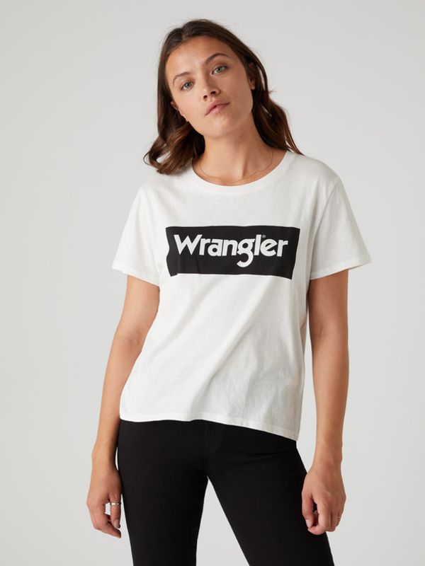 Wrangler Wrangler Box Koszulka Biały