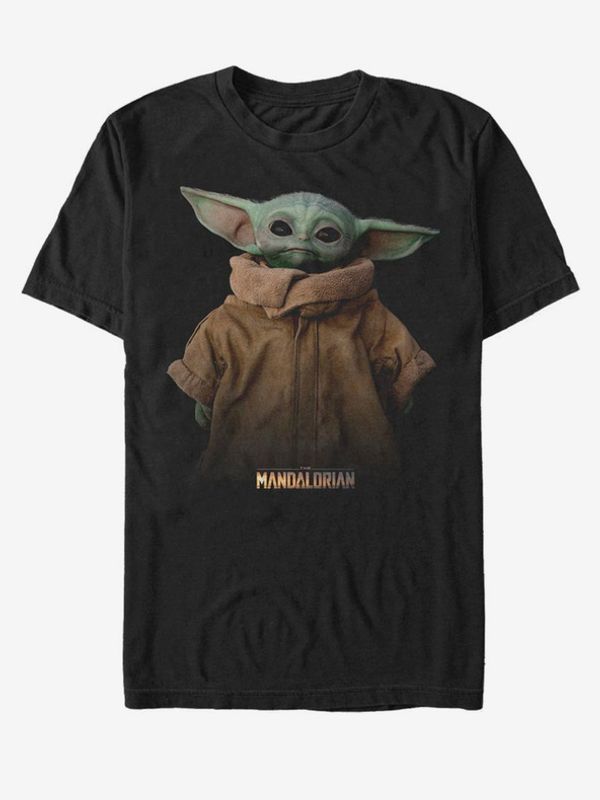 ZOOT.Fan ZOOT.Fan Baby Yoda Mandalorian Star Wars Koszulka Czarny