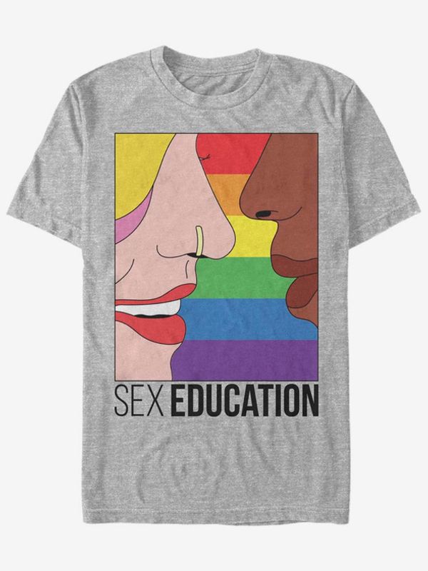 ZOOT.Fan ZOOT.Fan Netflix Polibek Sex Education Koszulka Szary