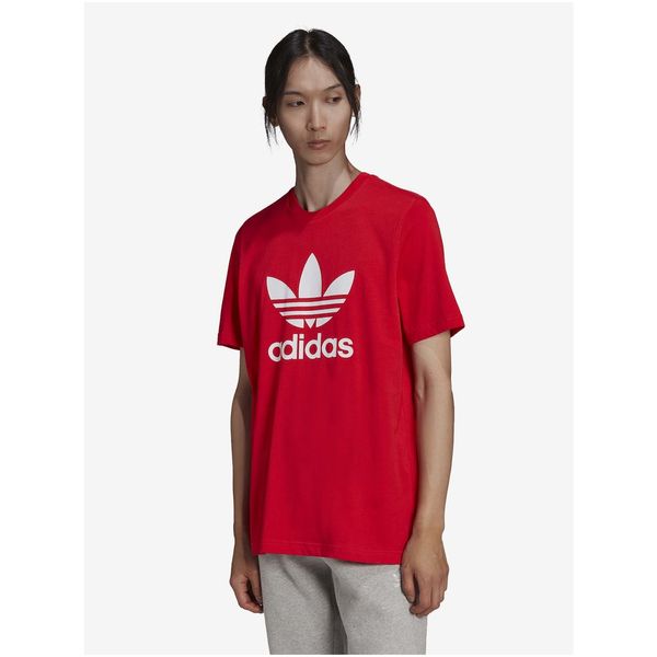 Adidas Red Men's T-Shirt adidas Originals - Men's