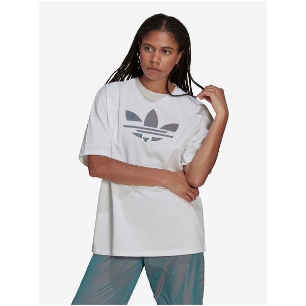 Adidas White Women's T-Shirt adidas Originals - Women