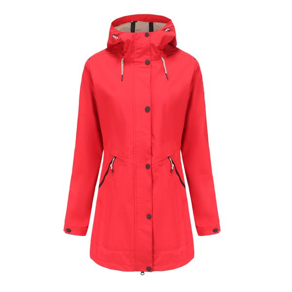 ALPINE PRO Lady's coat with PTX membrane ALPINE PRO DOREJA olympic red