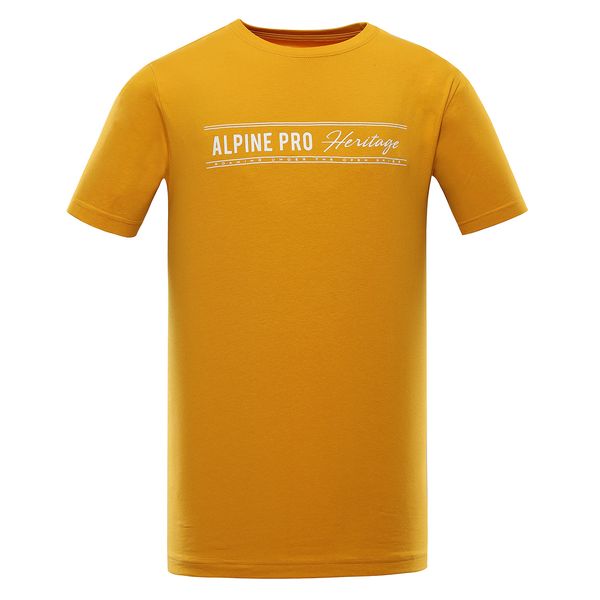 ALPINE PRO Men's cotton T-shirt ALPINE PRO ZIMIW autumn blaze variant pe