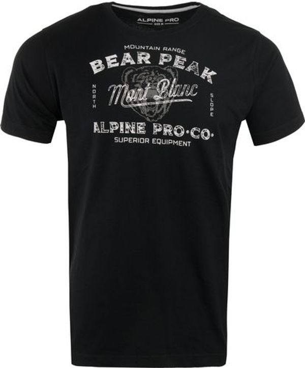 ALPINE PRO Men's T-shirt ALPINE PRO KADES black