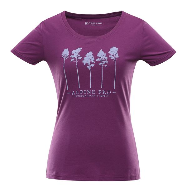 ALPINE PRO Women's quick-drying T-shirt ALPINE PRO DAFOTA wood violet variant pb