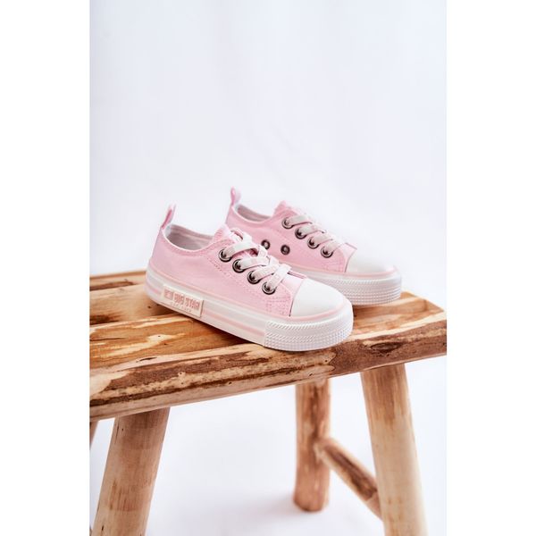 BIG STAR SHOES Children's Cloth Sneakers BIG STAR KK374072 Pink