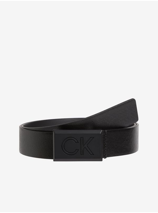Calvin Klein Black Men's Leather Belt Calvin Klein Jeans - Men's