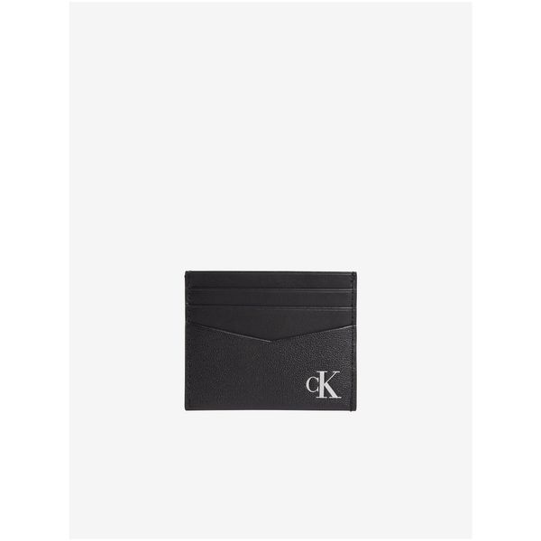 Calvin Klein Black Men's Leather Calvin Klein Jeans Card Case - Men's