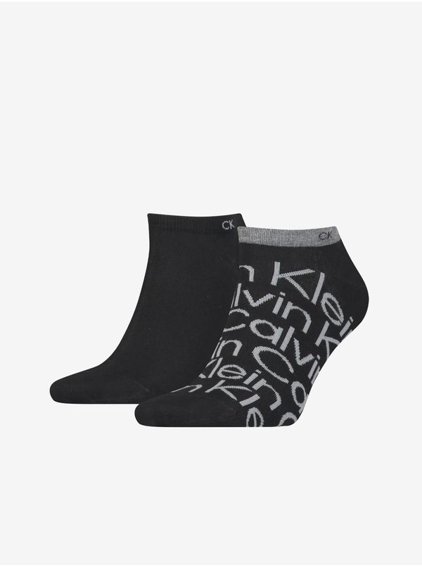 Calvin Klein Calvin Klein Set of two pairs of men's patterned socks in black Calvin K - Men