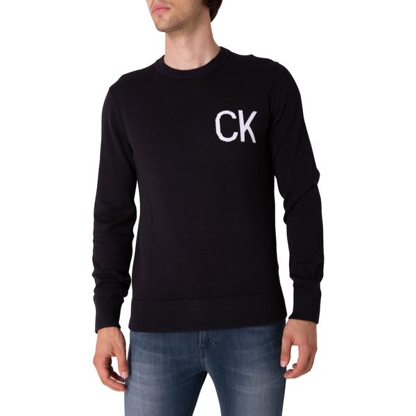 Calvin Klein Calvin Klein Sweatshirt Eo/ Ck Logo Swtr, Bae - Men's