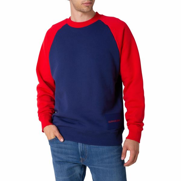 Calvin Klein Calvin Klein Sweatshirt Eo/ Colourblock Cn, Xaf - Men's
