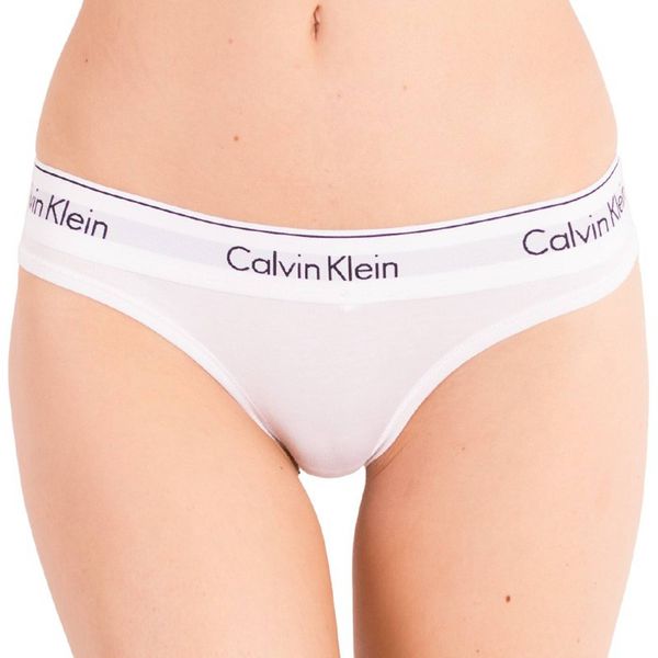 Calvin Klein Women's thong Calvin Klein white (QF5117E-100)