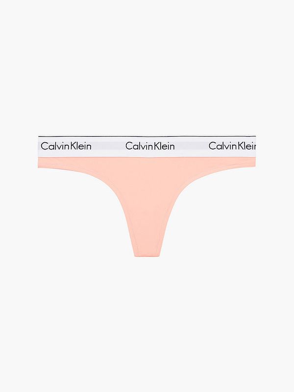 Calvin Klein Women's thongs Calvin Klein oversize orange (QF5117E-FAL)