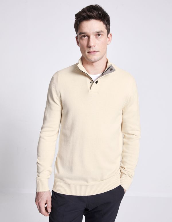 Celio Celio Sweater Nesnap with stand-up collar - Men