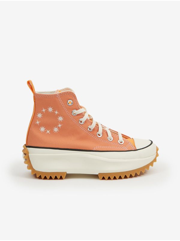 Converse Apricot Women's Ankle Sneakers on the Platform Converse Run Star H - Women