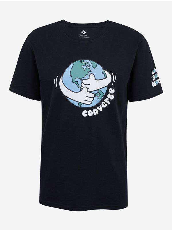Converse Black Unisex T-Shirt Converse Love Your Mother - Men
