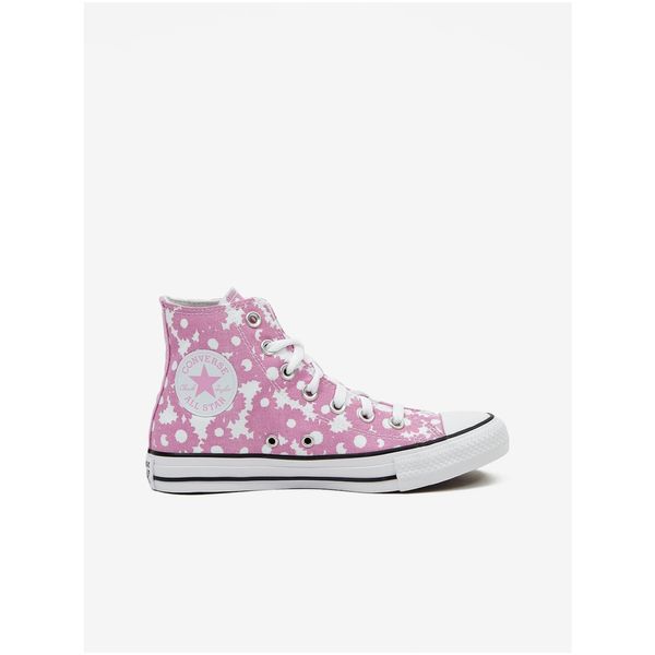 Converse Pink Women's Patterned Ankle Sneakers Converse Chuck Taylor - Women