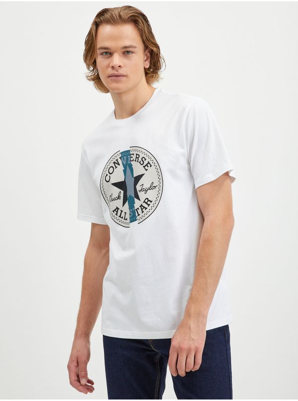 Converse White Men's T-shirt Converse - Men