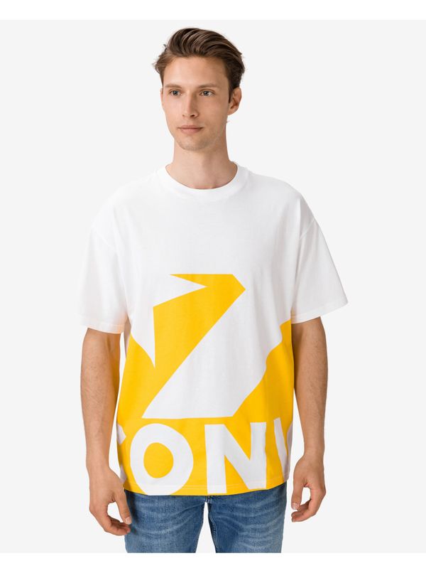 Converse Yellow-white men's T-shirt Converse - Men