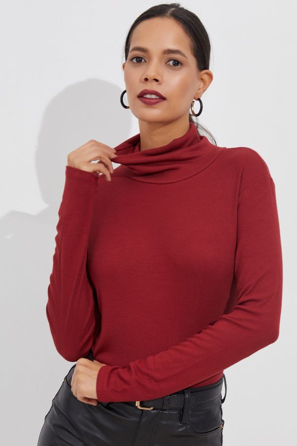 Cool & Sexy Cool & Sexy Blouse - Burgundy - Regular fit