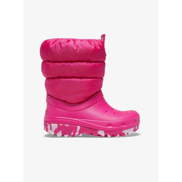 Crocs Dark Pink Girl Snow Crocs - Unisex