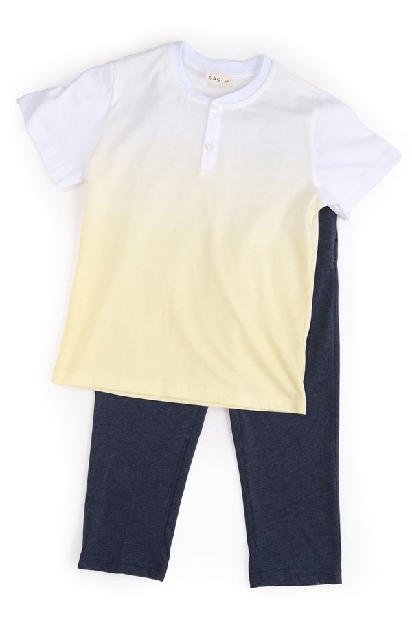 Dagi Dagi Pajama Set - Yellow - Color gradient