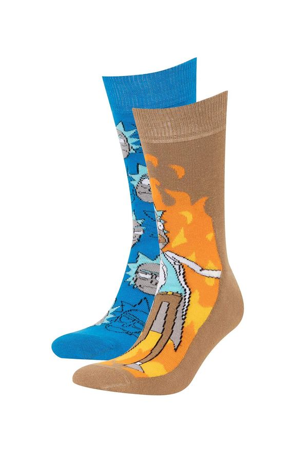 DEFACTO DEFACTO 2 piece Rick and Morty Licensed Long sock