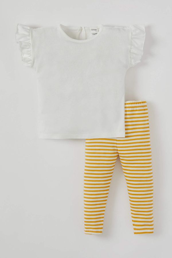 DEFACTO DEFACTO Baby Frilly Sleeveless T-Shirt And Leggings