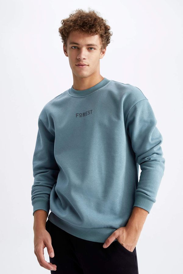 DEFACTO DEFACTO Boxy Fit Long Sleeve Sweatshirt