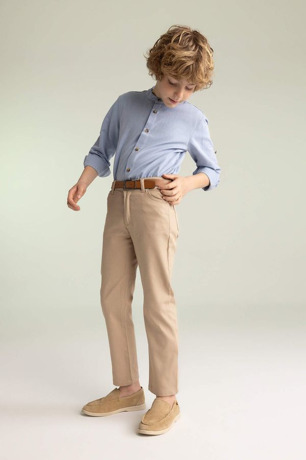 DEFACTO DEFACTO Boy Regular Fit Gabardine 2-Pack Trousers