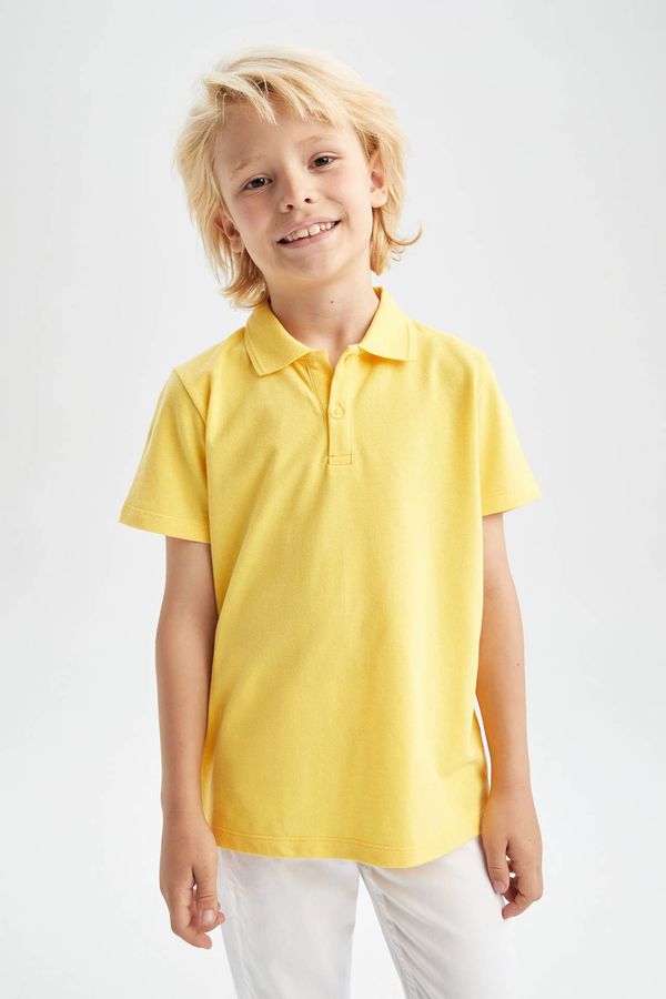 DEFACTO DEFACTO Boy Regular Fit Short Sleeve Polo T-Shirt