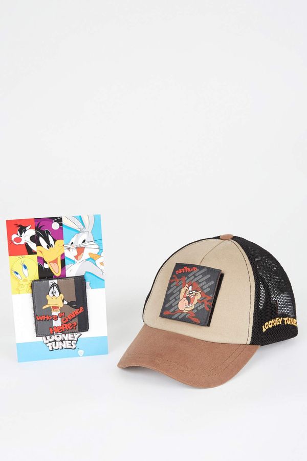 DEFACTO DEFACTO Boys Looney Tunes Licensed Changeable Label Baseball Basketball Cap