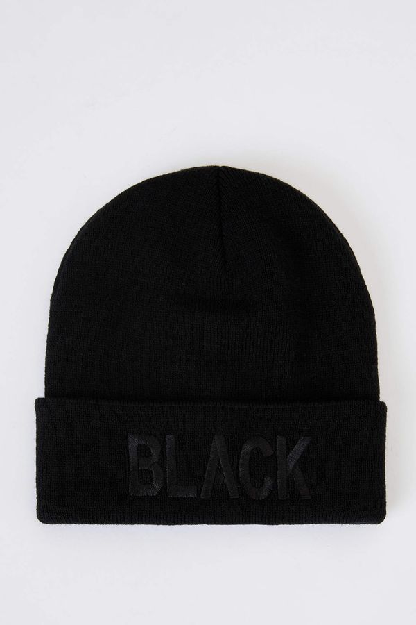 DEFACTO DEFACTO Embroidery Knitwear Beanie