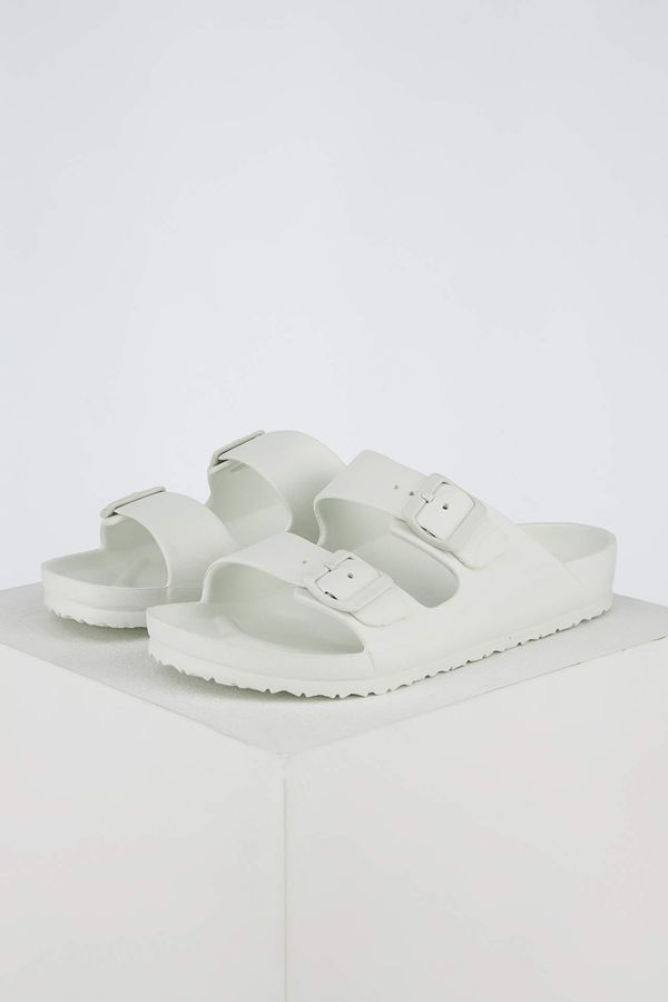 DEFACTO DEFACTO Eva Double Band buckle House Slippers